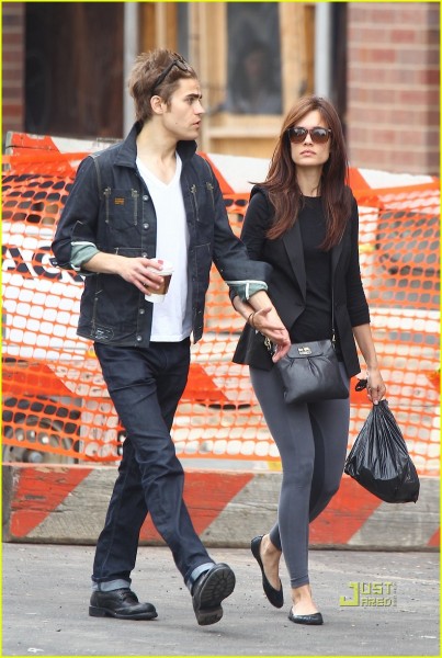 Paul Wesley Out In NYC