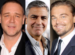 George Clooney: attacco a Russell Crowe e Leonardo di Caprio