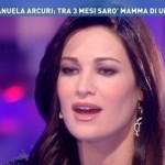 Manuela Arcuri: "Dopo il parto sogno il matrimonio con Giovanni"