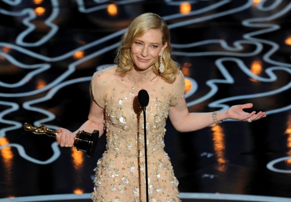 Cate Blanchett, Oscar Miglior Attrice: "A Woody Allen e alle donne"