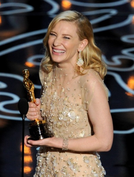 Cate Blanchett, Oscar Miglior Attrice: "A Woody Allen e alle donne"