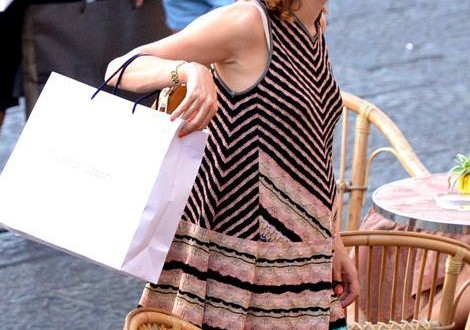 Charlotte Casiraghi in dolce attesa a Capri