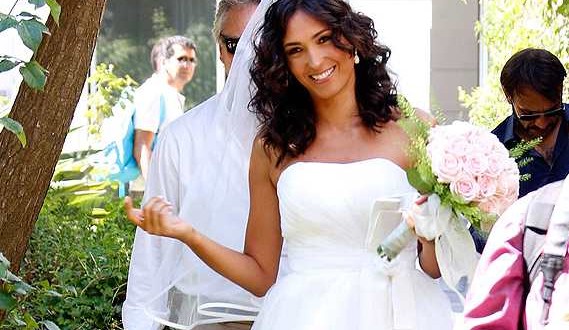 Caterina Balivo, abito da sposa comprato su Internet